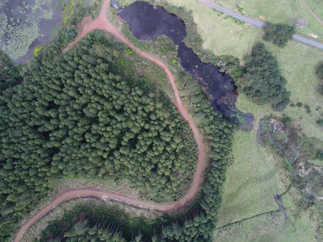 Aerolevantamento de área rural e florestal
